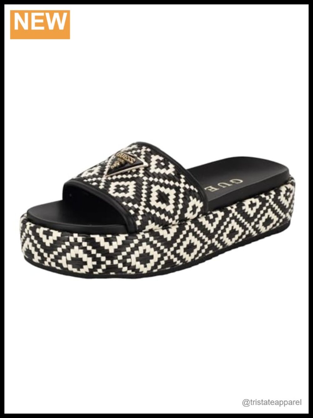 Platform Sandal Raffia Slip On Open Toe Casual Summer